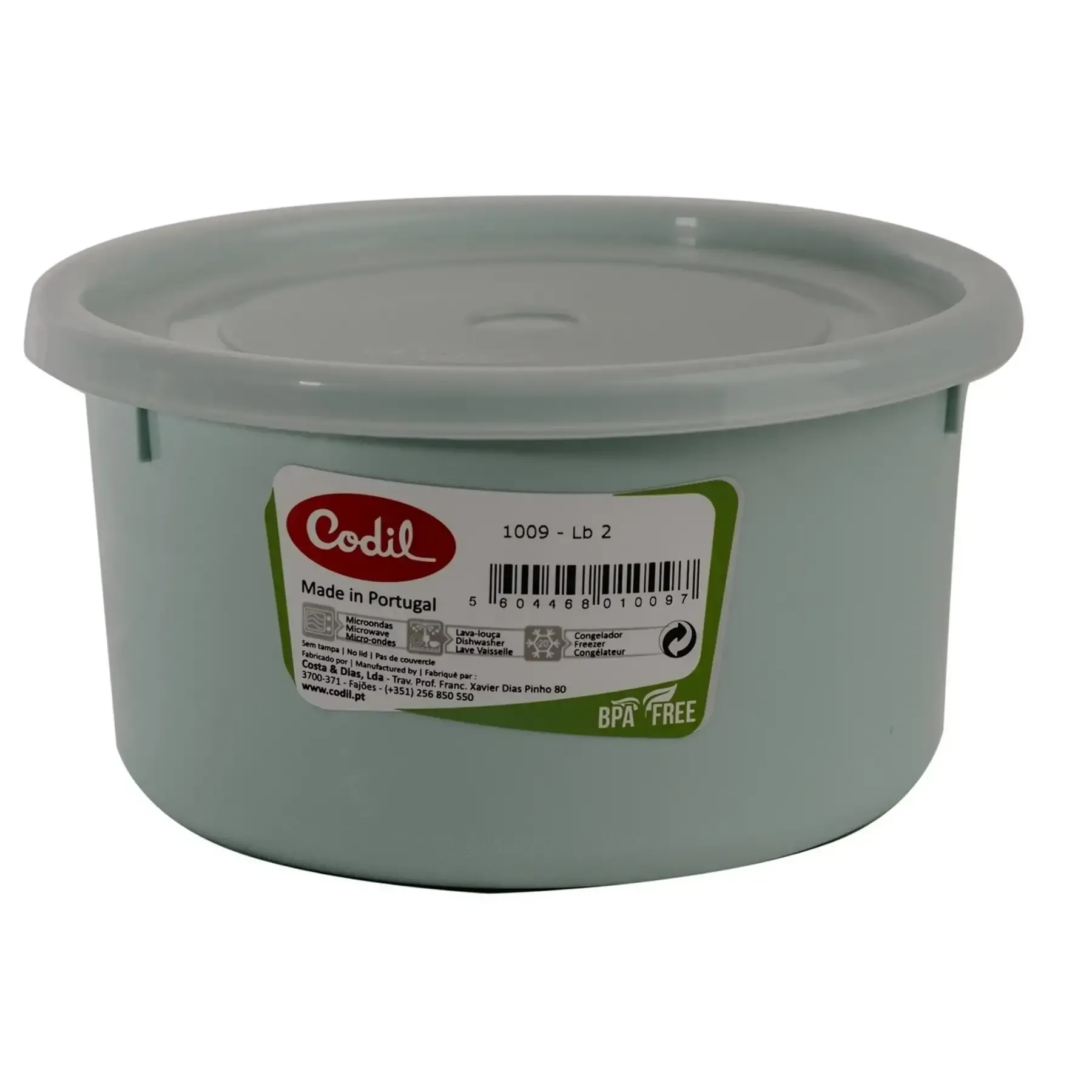 Boite de conservation ronde 1.2L