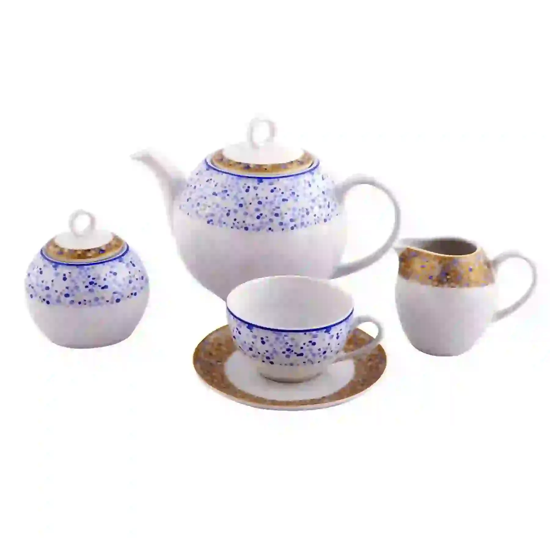 Service Mouchette Bleu Gris