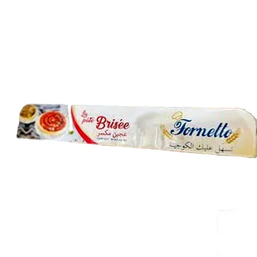 Pâte brisée étalée