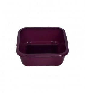 Bassine alimentaire carrée